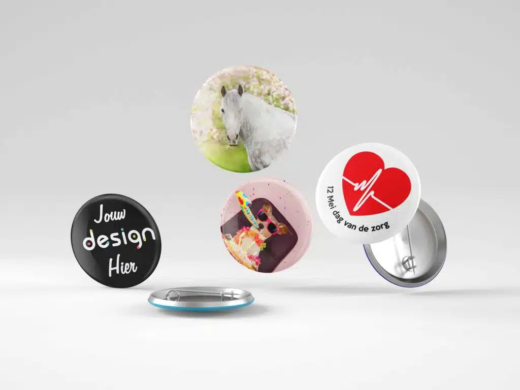 Buttons bestellen met jouw logo verzameling